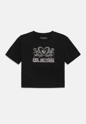 JUNIOR MIDI - Print T-shirt - jet black