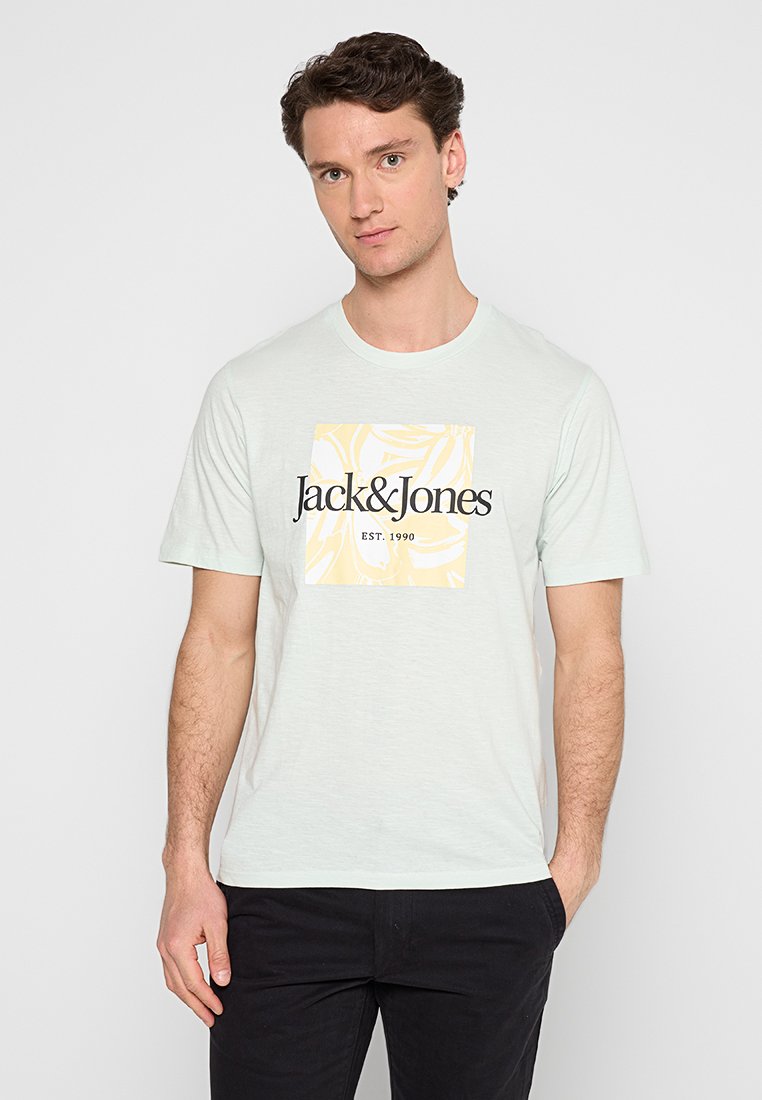 jack & jones T-shirt print lichtblauw