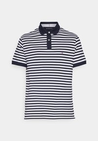 Poloshirt - desert sky / white