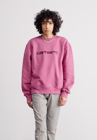 Carhartt WIP Felpa - magenta/black