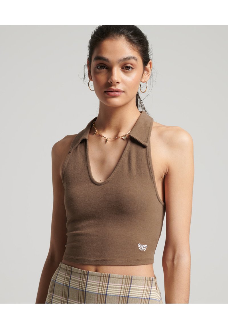 Superdry & Co Top bruin Superdry & Co Top bruin