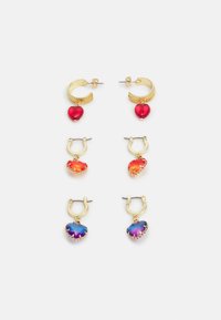 PCTIKA EARRINGS 3 PACK - Brincos - gold-coloured