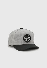 Brixton - CREST SNAPBACK UNISEX - Cappellino - heather grey/black Immagine in miniatura 1