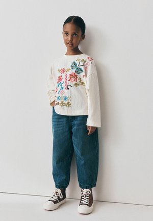 Next, LONG SLEEVE TOP - Top s dlhým rukávom - ecru embroidery