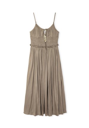 Ipekyol SMOCKED MIDI - Denní šaty - natural