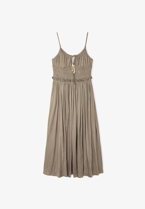 Ipekyol SMOCKED MIDI - Day dress - natural