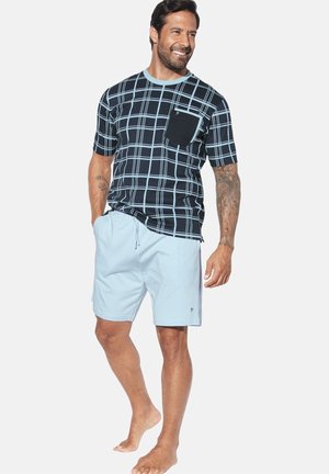 KURZER VIDDAL SET - Nachtwäsche Set - blau