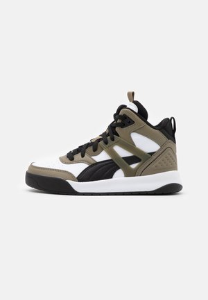 BACKCOURT MID UNISEX - Sneakers alte - covert green/black/white