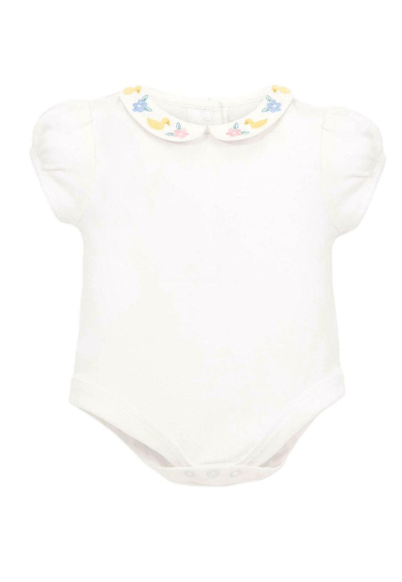 JoJo Maman Bébé - Body / Bodystocking - white flower  duck, Forstør