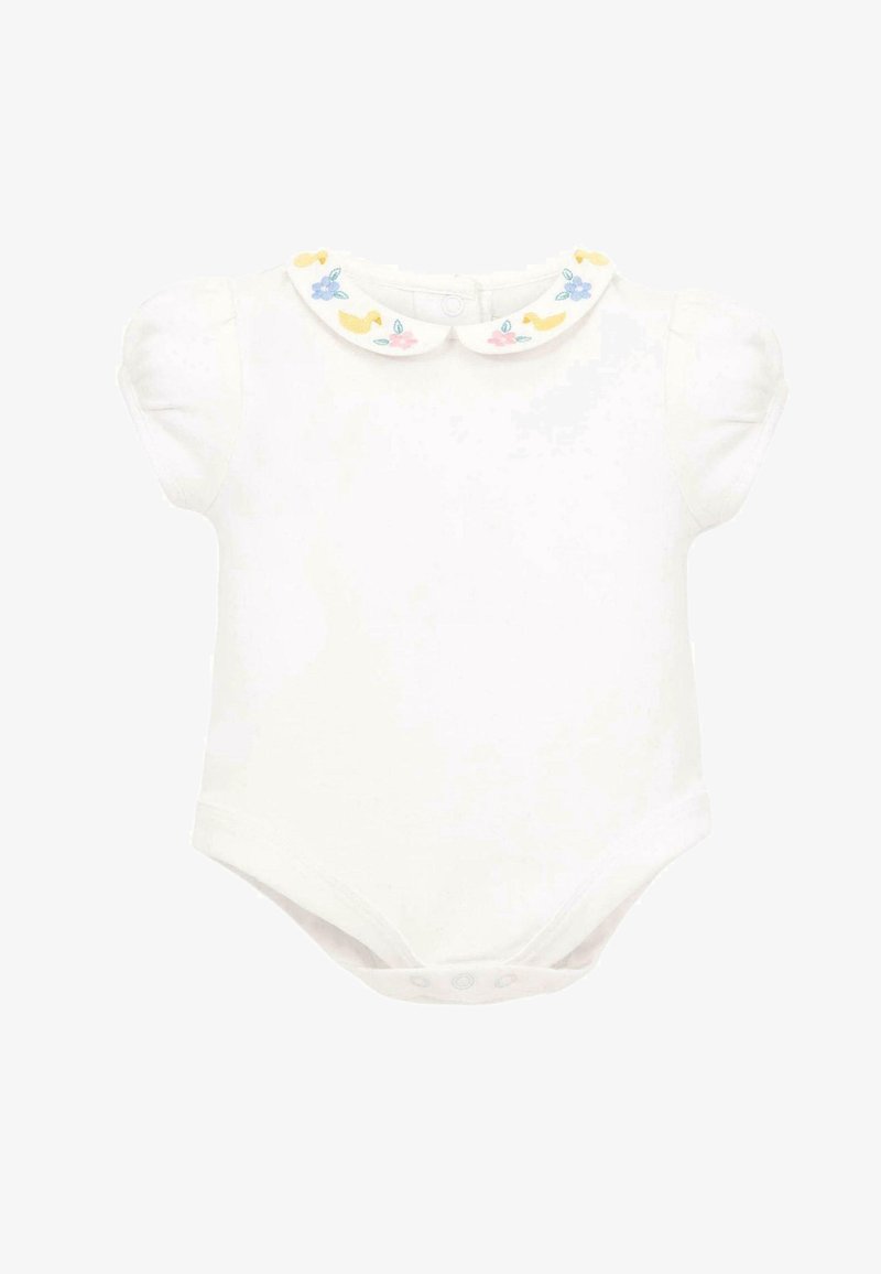 JoJo Maman Bébé Body - white flower duck
