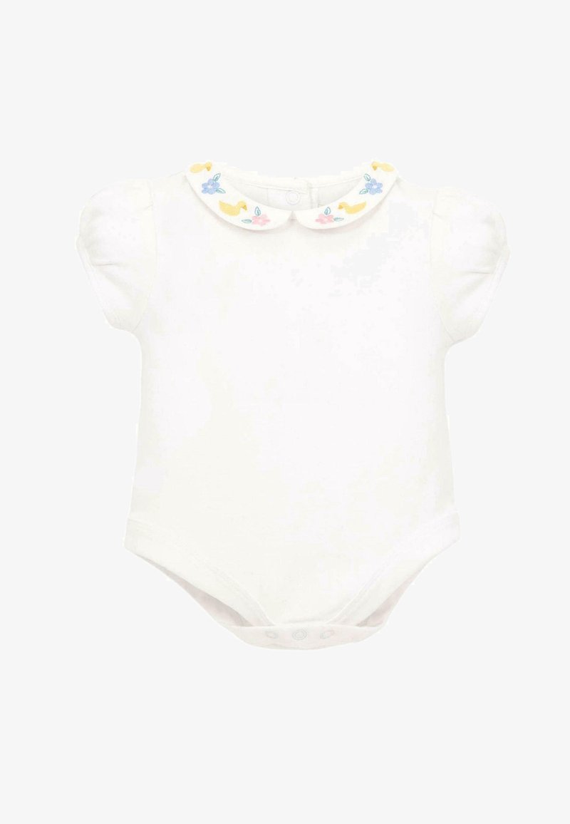 JoJo Maman Bébé - Body / Bodystocking - white flower  duck, Forstør