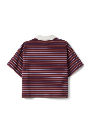 Les Copains, POLO WITH OVERSIZED COLLAR - Polo - purple