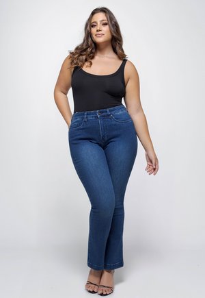 BILI - Bootcut jeans - riot blue