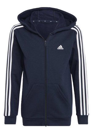 HOOD - Felpa con zip - legend ink   white