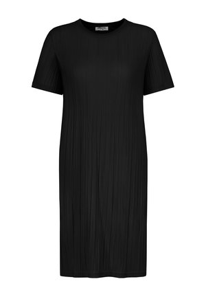 Sublevel MIT KURZEM ÄRMEL UND RUNDHALS - Jerseykleid - schwarz