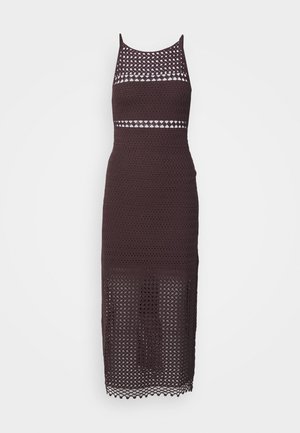 Strickkleid - marron