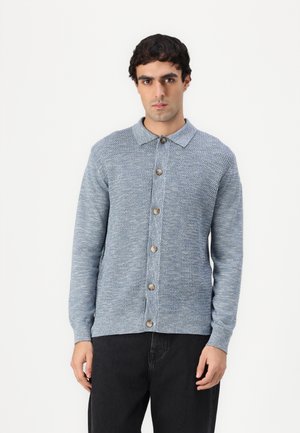 TOM TAILOR STRUCTURED TWO TONE  - Cardigan - mystical blue
