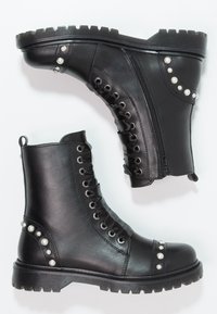 Bronx Botines con cordones - black