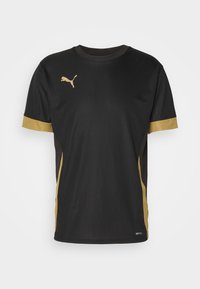 TEAMGOAL MATCHDAY - Sports T-shirt - black/gold/matte gold
