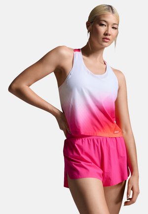 LIGHT SPEED REACT SINGLET - Top - fuchsia grad-white reflective
