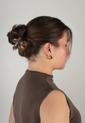 TRISA Accessoires, SET SHARK CLIP FLOWER - Accessori capelli - brown - gold-coloured