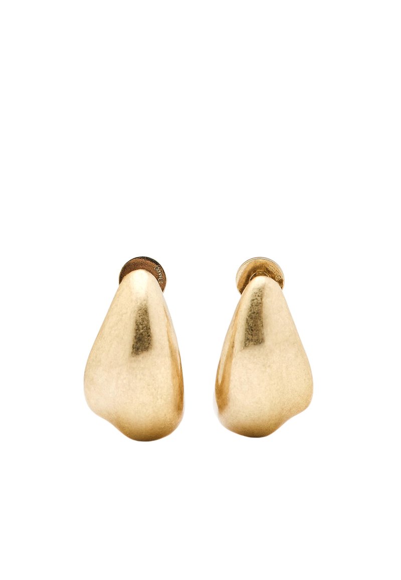 Massimo Dutti HAZELNUT - Náušnice - gold-coloured