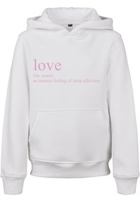 Mister Tee - LOVE DEFINITION - Pulover s kapuco - white Miniaturna slika 1