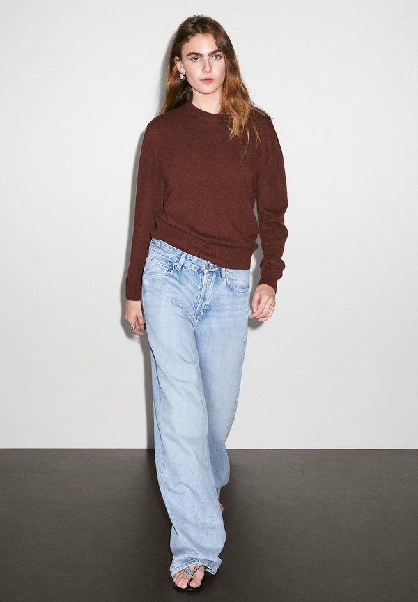 CREW NECK  - Jumper - bordeaux3