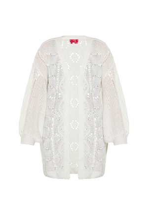 CO-BRANDED WITH SWIRLY - Strickjacke - weiss