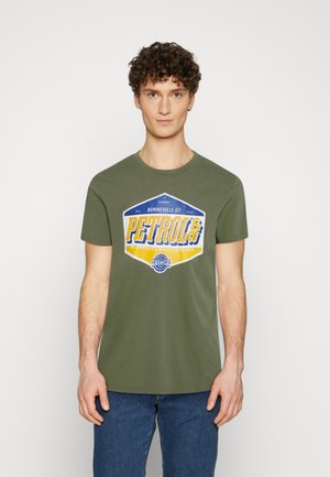 T-shirt con stampa - dusty army