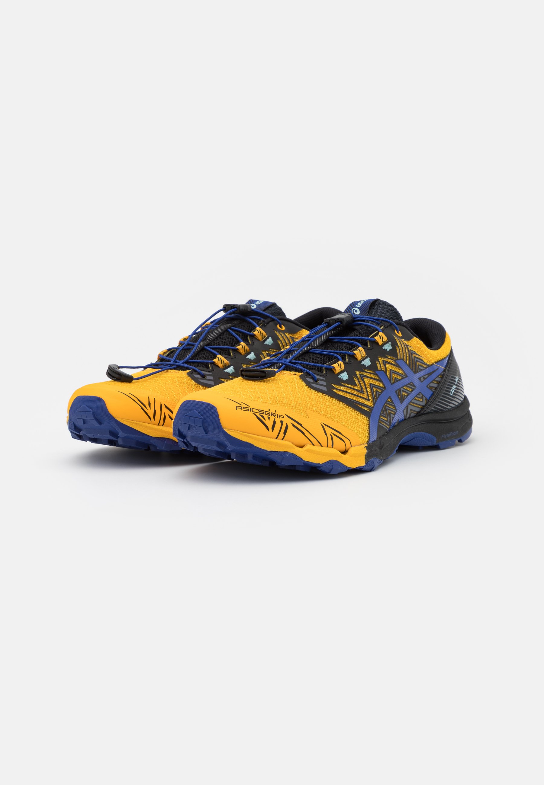 ASICS GEL FUJITRABUCO SKY - Zapatillas de trail running - sunflower/monaco  blue/amarillo - Zalando.es