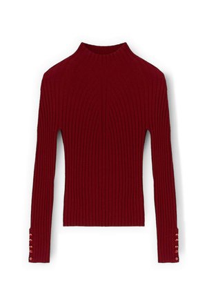 Motivi A LUPETTO A CON BOTTONI GIOIELLO - Trui - bordeaux