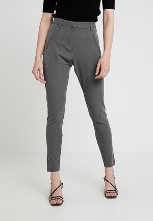 ANGELIE - Spodnie materiałowe - grey melange
