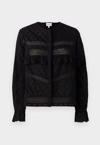 HEIDI - Button-down blouse - black