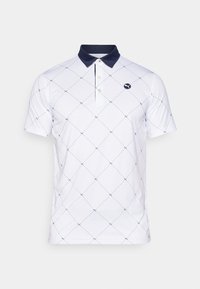 PURE ARGYLE  - Polo marškinėliai - white glow/deep navy