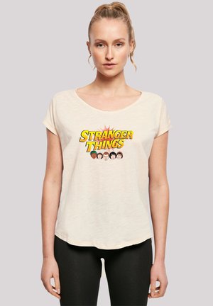 STRANGER THINGS COMIC HEADS NETFLIX TV SERIES - Print T-shirt - whitesand