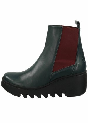 Platform ankle boots - navy