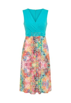 MIAMODA, Jersey dress - pale turquoise