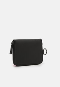 EA7 Emporio Armani TRAIN ZIP AROUND WALLET UNISEX - Portafoglio - black/hollyhock