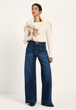 LANIUS, Wide Leg - dark blue denim