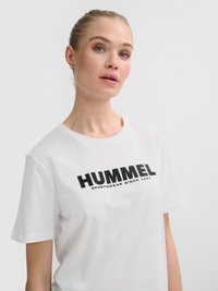 Hummel LIFESTYLE LEGACY  - Camiseta estampada - weiss