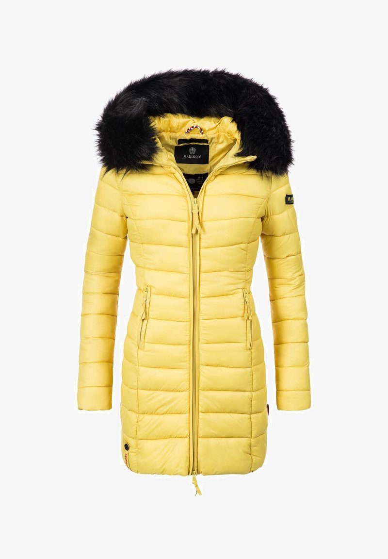 Marikoo STEPPMANTEL ROSE-STEPP - Wintermantel - yellow/ black