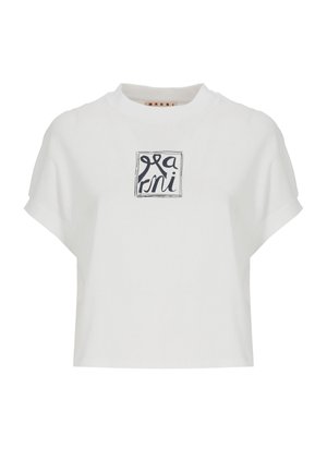 CON LOGO - T-shirt con stampa - bianco