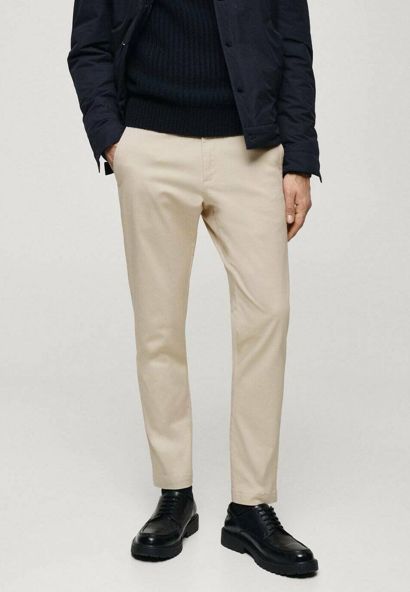 Mango - Trousers - off-white, Enlarge