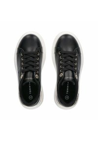Tommy Hilfiger DA MONOGRAM CON FONDO - Sneakers basse - nero