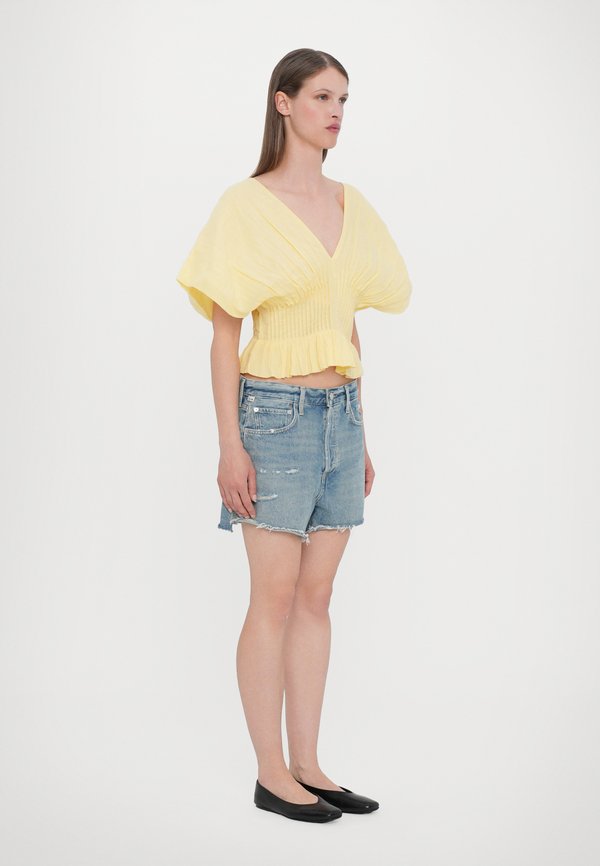 ZORA SOLID PLEATED - Blouse - butter3