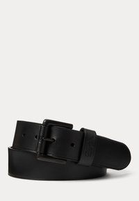 SIGNATURE PONY LEATHER BELT - Remen - black