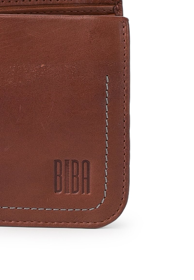Biba Cartera Biba Monederos Cartera Grande De Piel Marrón Claro