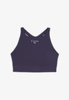 X HYROX SHAPELUXE HIGH NECK - Αθλητικό σουτιέν μεσαίας στήριξης - deep plum