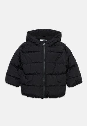 GAP, BRANDED MIDWEIGHT PUFFER JACKET UNISEX - Зимно яке - black